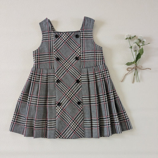 #2　肩あきサイドプリーツワンピース